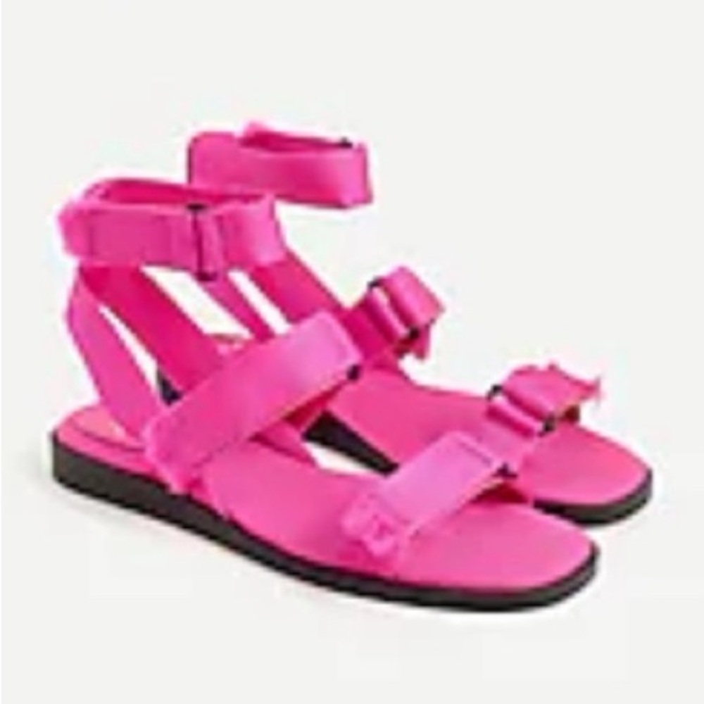 Gretchen Sandal from J.Crew (hot pink)